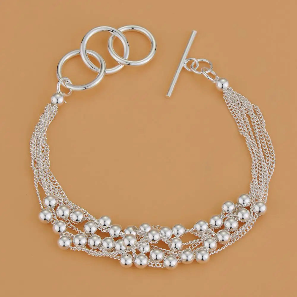 New 925 Sterling Silver Bracelet Bead High Quality