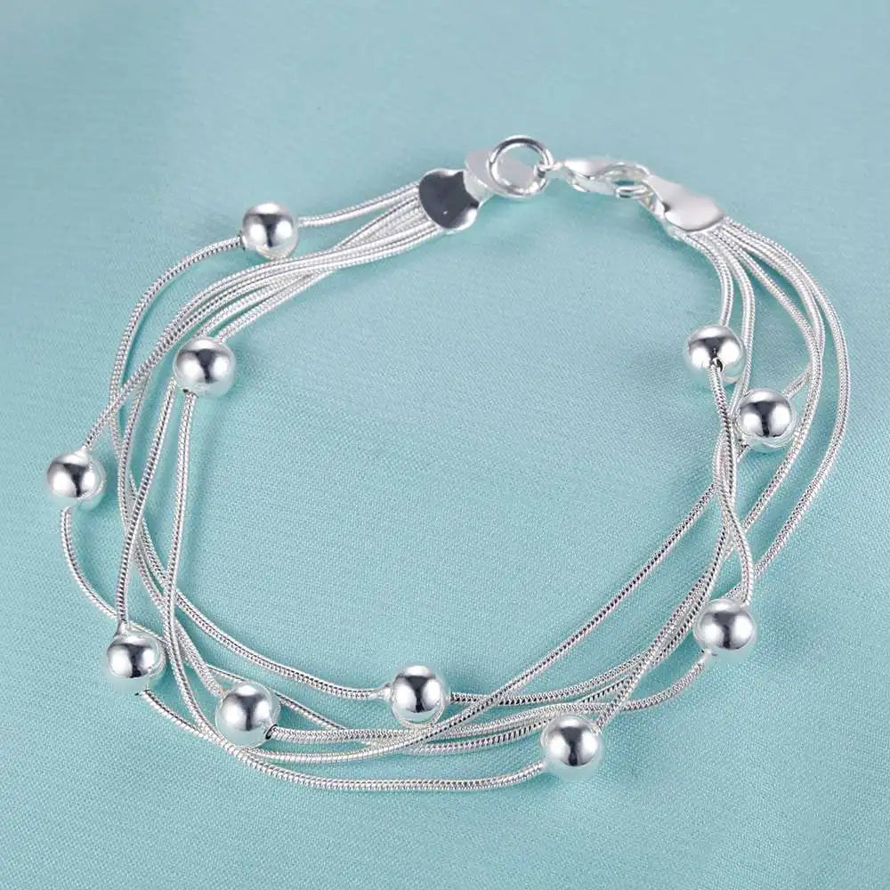 New 925 Sterling Silver Bracelet Bead High Quality