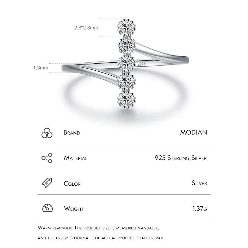 MODIAN Authentic 925 Sterling Silver