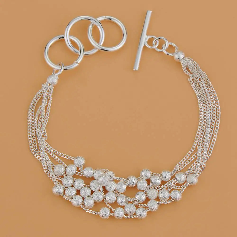 New 925 Sterling Silver Bracelet Bead High Quality
