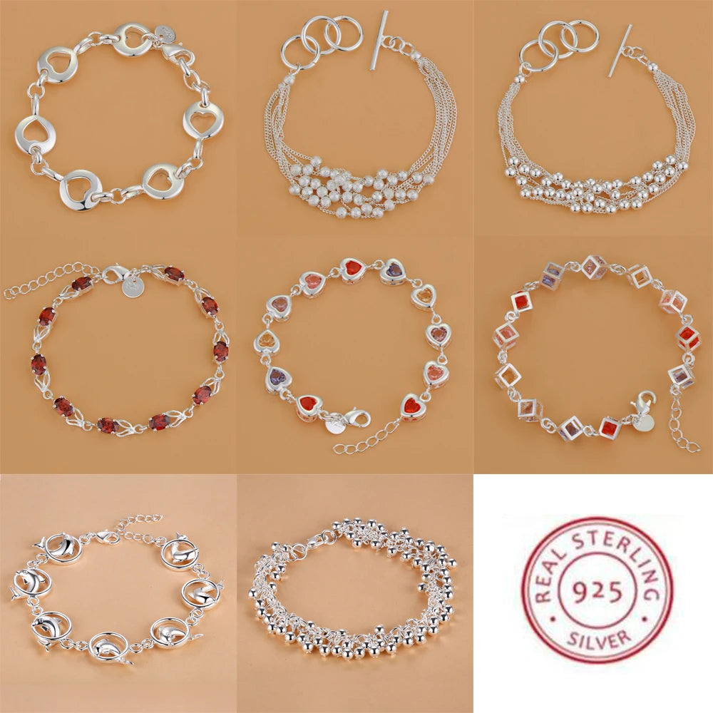 New 925 Sterling Silver Bracelet Bead High Quality
