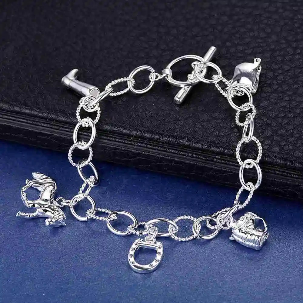 New 925 Sterling Silver Bracelet Bead High Quality