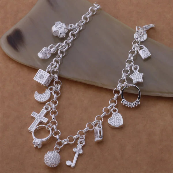 New 925 Sterling Silver Bracelet Bead High Quality