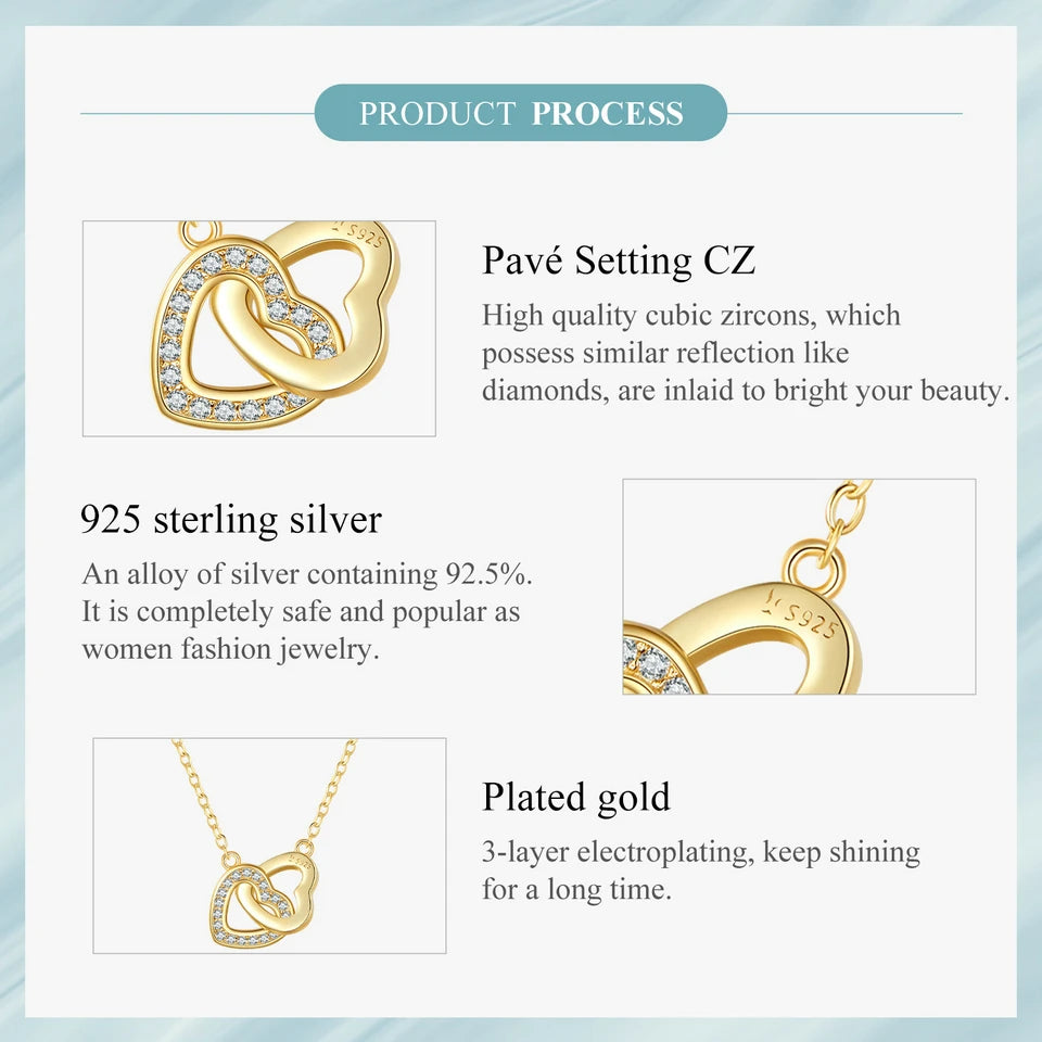 true silver heart necklace