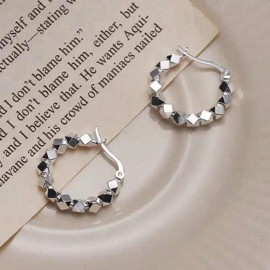 925 Sterling Silver Hot Sale  hoop Earrings