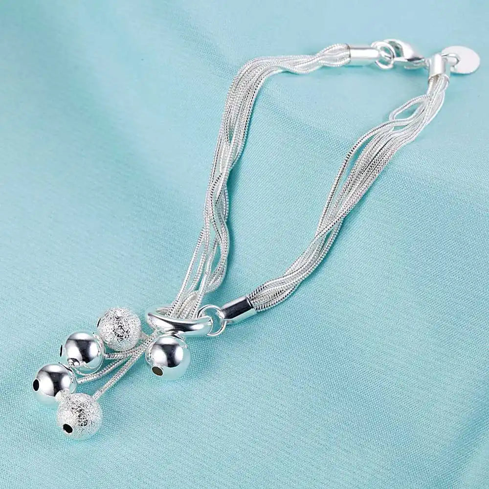 New 925 Sterling Silver Bracelet Bead High Quality