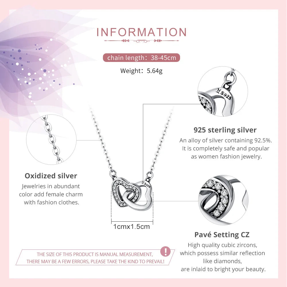 true silver heart necklace