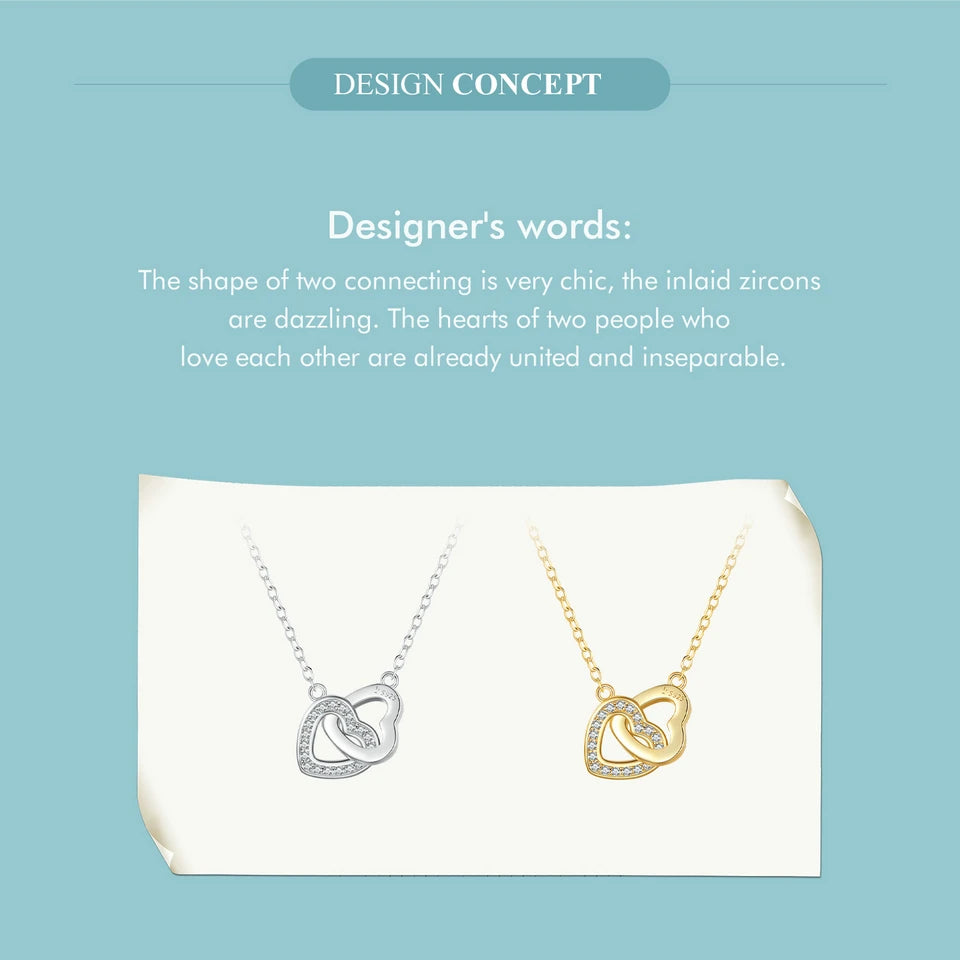 true silver heart necklace